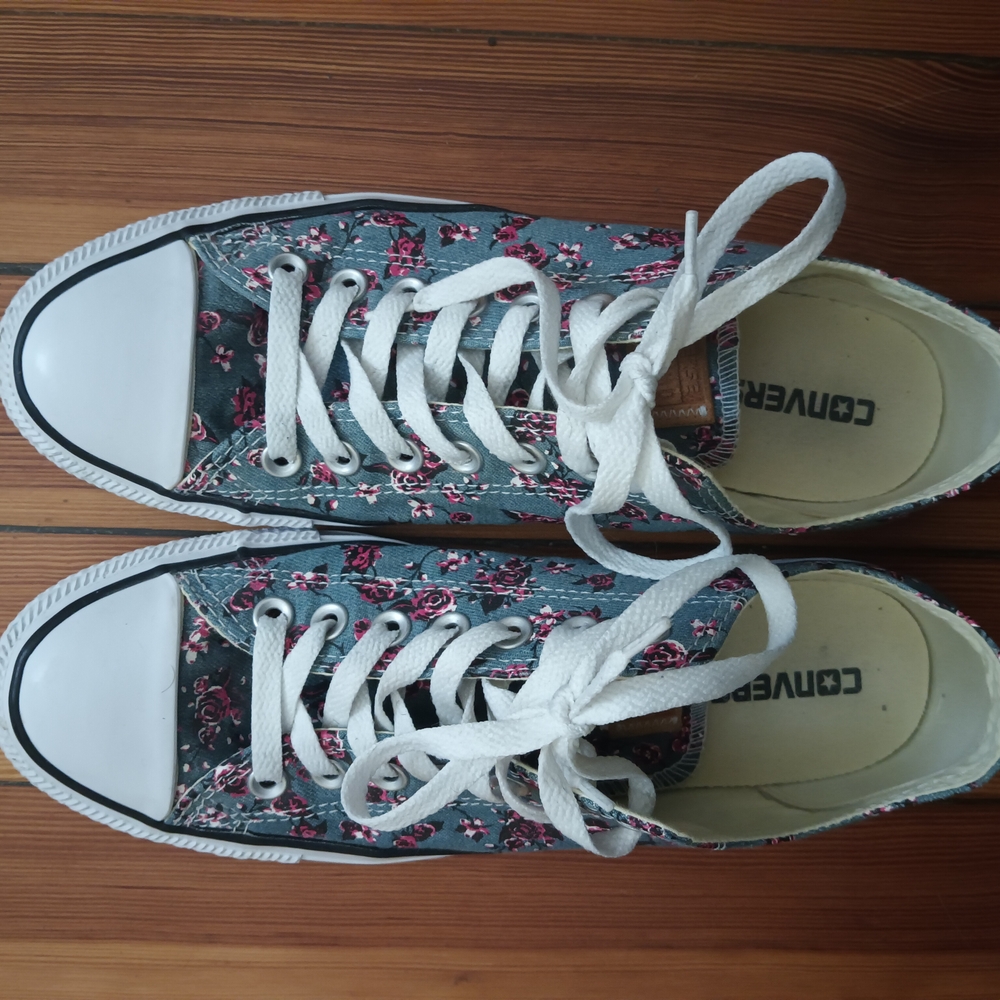 Converse Floral Canvas Sneakers